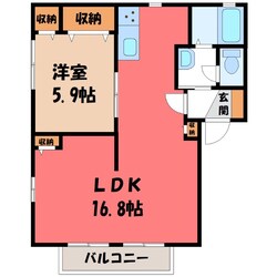 野木駅 徒歩14分 1階の物件間取画像